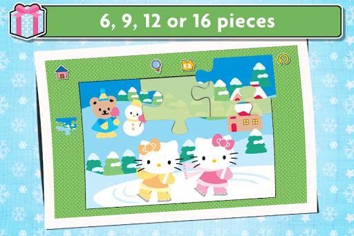 Hello Kitty Christmas Puzzles - Games for Kids 🎄 screenshot 4