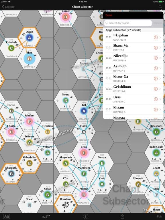 Sector - SciFi RPG map tool screenshot 5