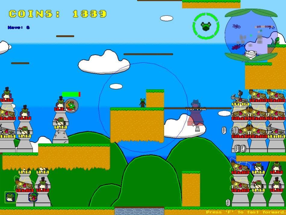 Super Frugtopia - Platforming Tower Defense screenshot 3