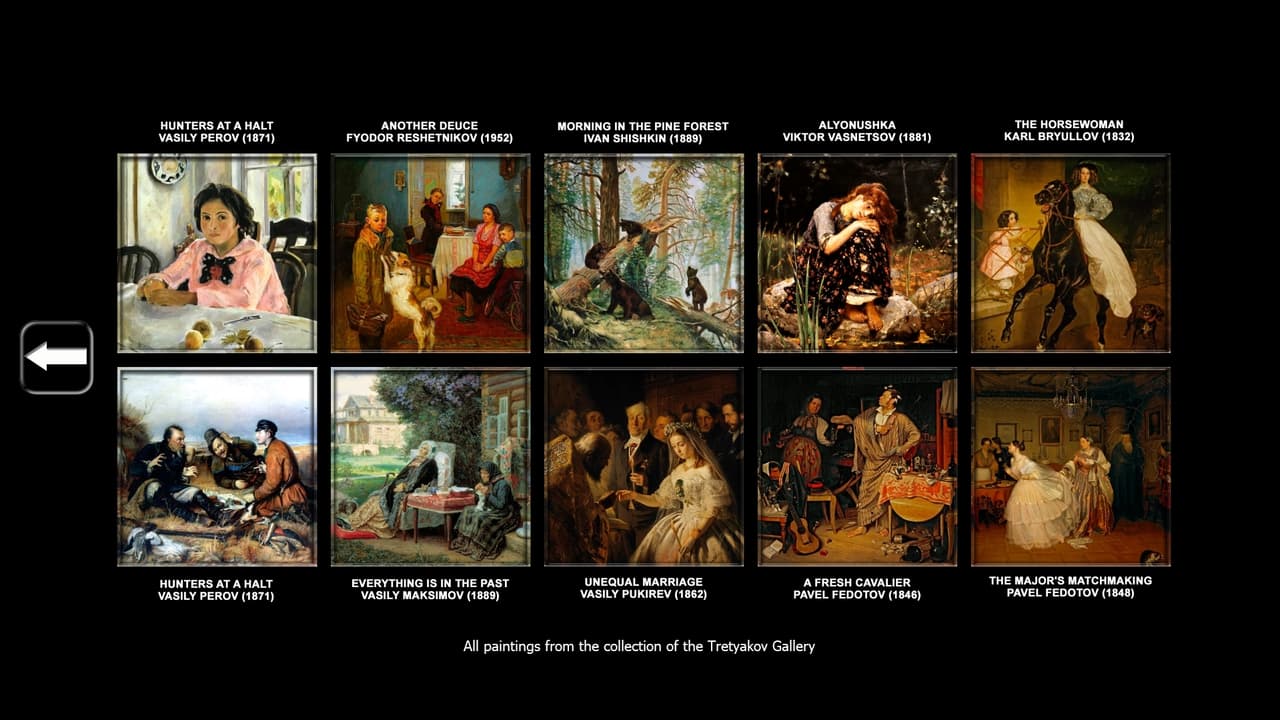 Tretyakov Gallery Puzzle screenshot 2