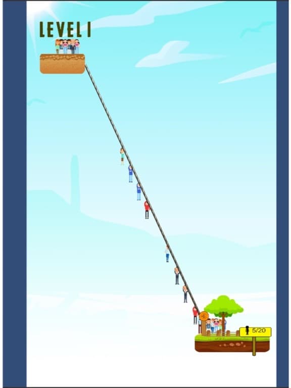 Rope Rescue! Zipline Puzzle screenshot 2