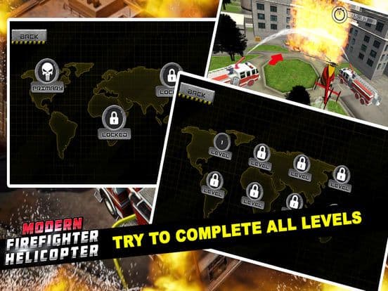 Modern Firefighter Helicopter screenshot 3