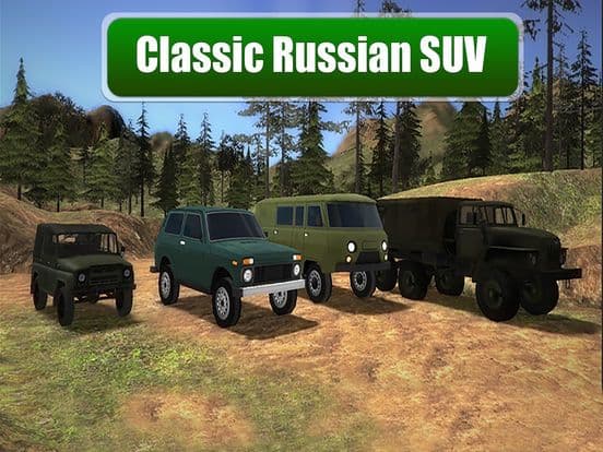 Russian Offroad Jeep Simulator - Drive your SUV in Russian Taiga! screenshot 4
