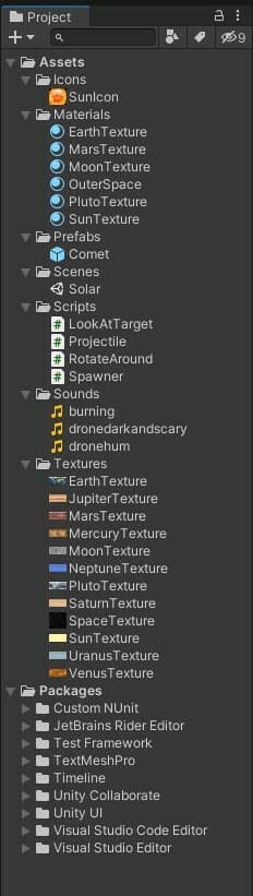 Solarsystem screenshot 2
