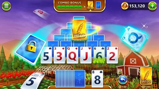 Farmship: TriPeaks Solitaire screenshot 3