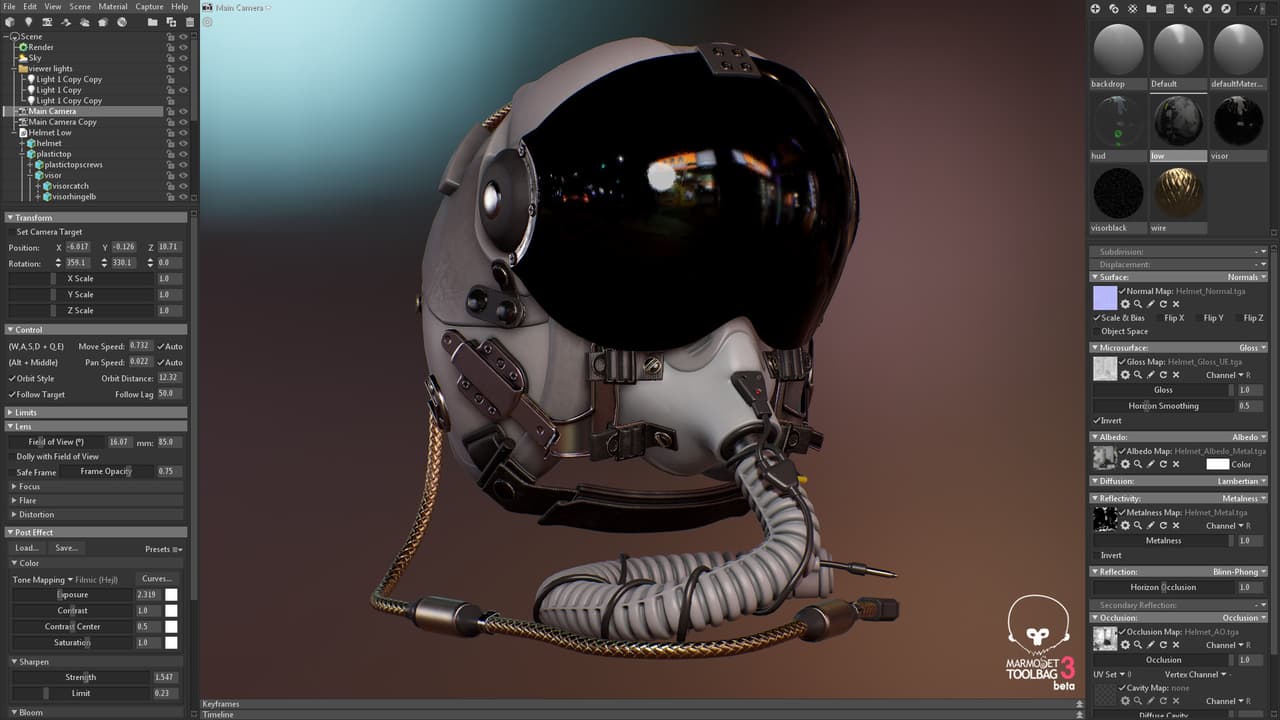 Marmoset Toolbag 3 screenshot 5