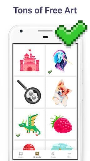 Pixel Art: Color by Number Game screenshot 3