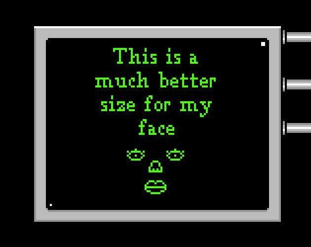 This is a much better size for my face