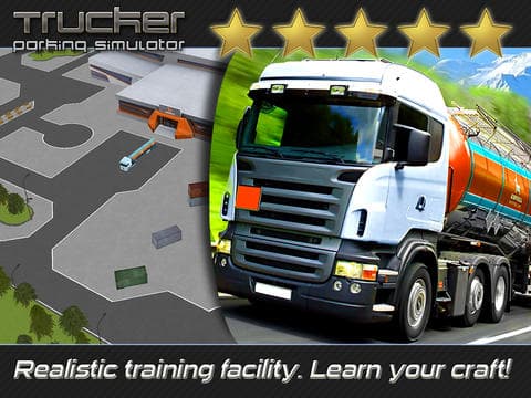 Trucker: Parking Simulator - Realistic 3D Monster Truck and Lorry Driving Test Free Racing Game