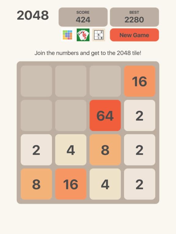 2048 Number Logic Games