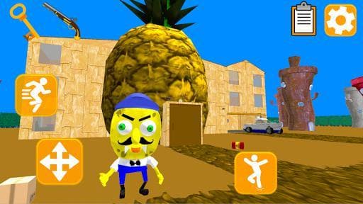 Sponge Neighbor Escape 3D screenshot 2