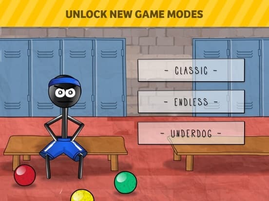 Stickman 1-on-1 Dodgeball screenshot 6