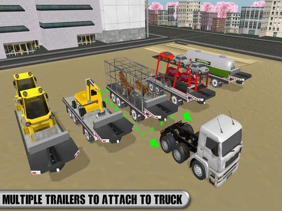 Ultimate Big Truck Car Transport Trailer Simulator screenshot 3