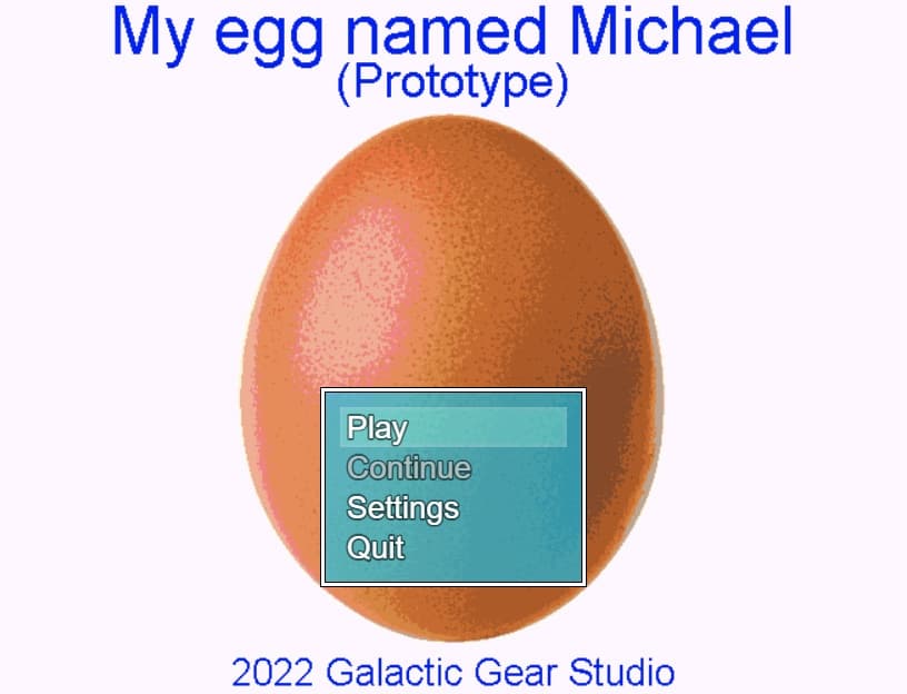 My egg named Michael (PROTOTYPE) screenshot 2