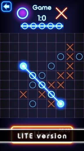 Tic Tac Toe glow - Free Puzzle Game screenshot 4