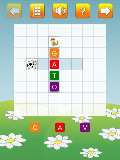 Spanish Crosswords 4 Kids Lite screenshot 5