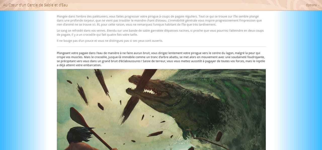 Au Cœur dun Cercle de Sable et dEau screenshot 3