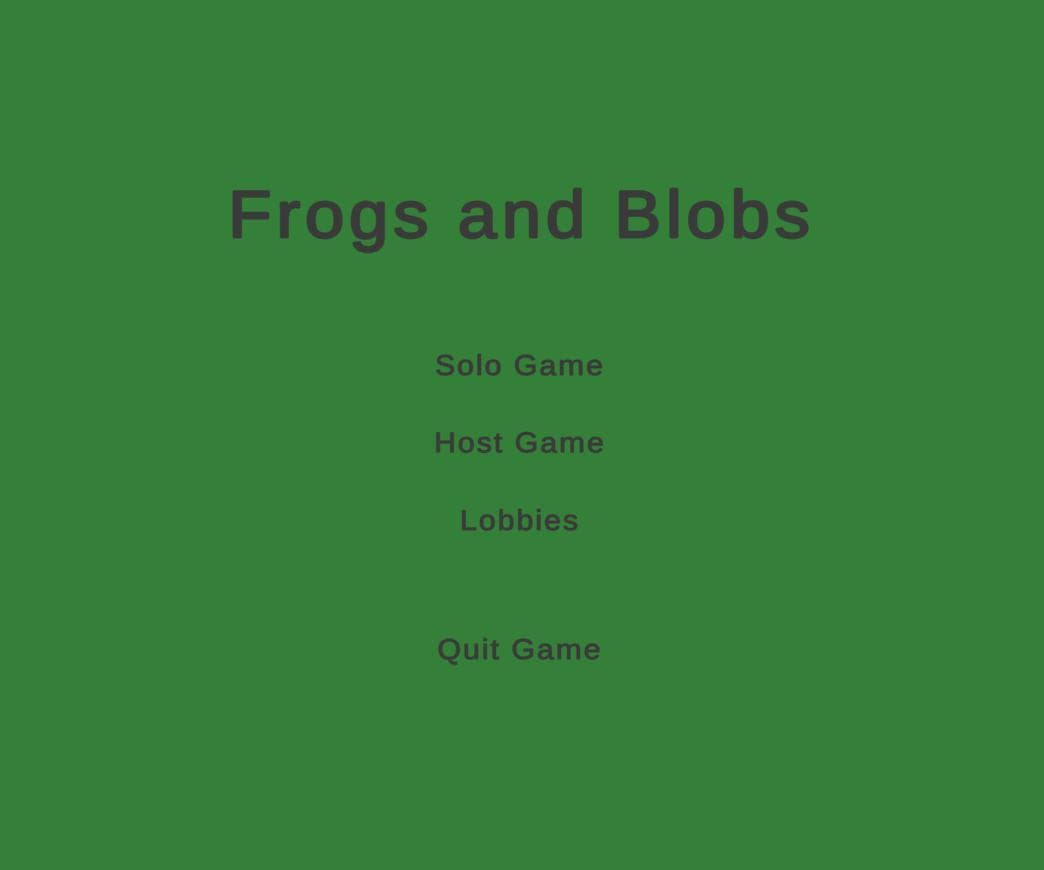 Frogs and Blobs