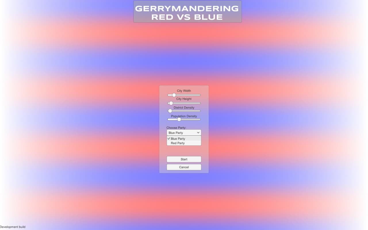 Gerrymandering: Red vs Blue screenshot 3