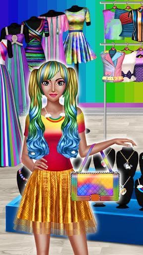 Rainbow Girls Dress Up screenshot 4