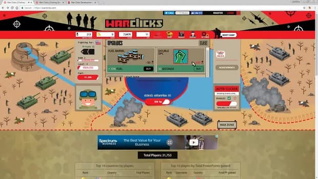 War Clicks screenshot 4