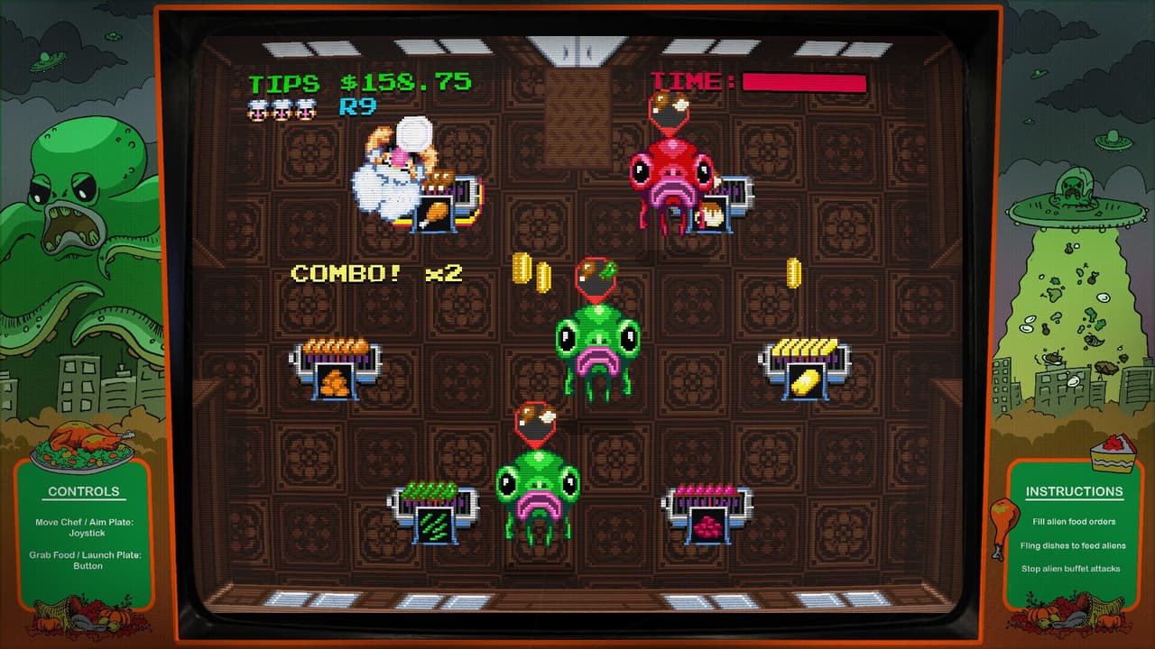 Digital Eclipse Arcade: Invasion of the Buffet Snatchers screenshot 4