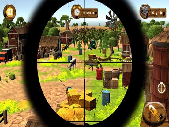 Shoot Crazy Animals Save Farm