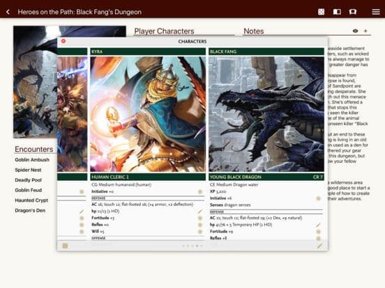 Game Master Pathfinder RPG screenshot 5