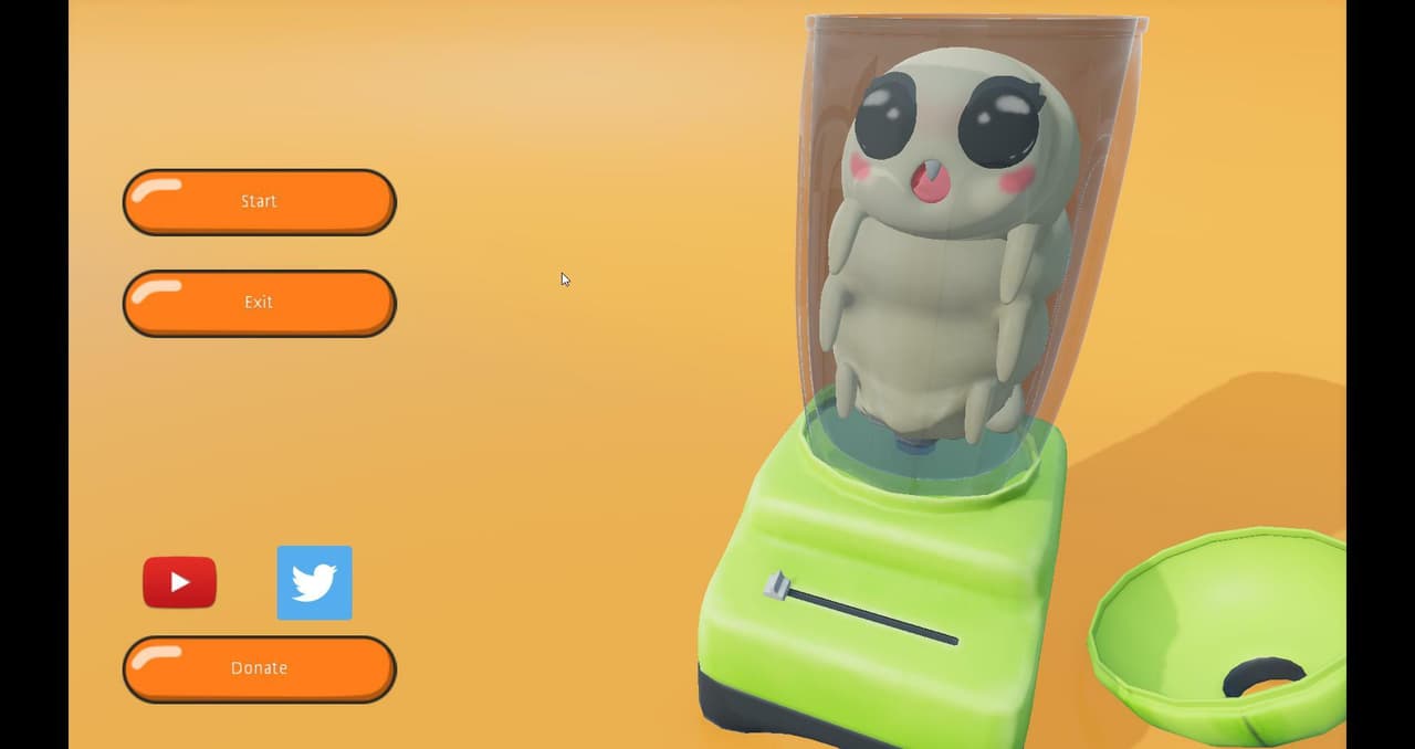 Maggot in Blender screenshot 2