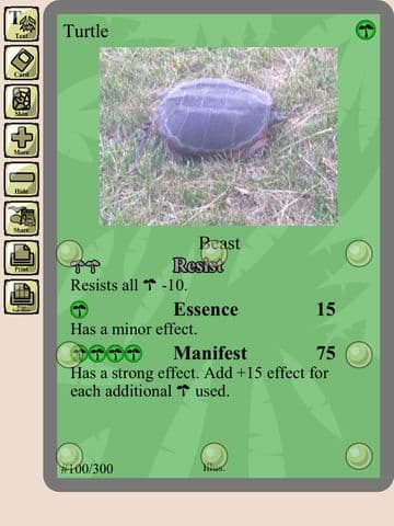 Deckromancy Trading Card Maker - Craft of the Deckromancer with Animated GIF / APNG foil screenshot 2