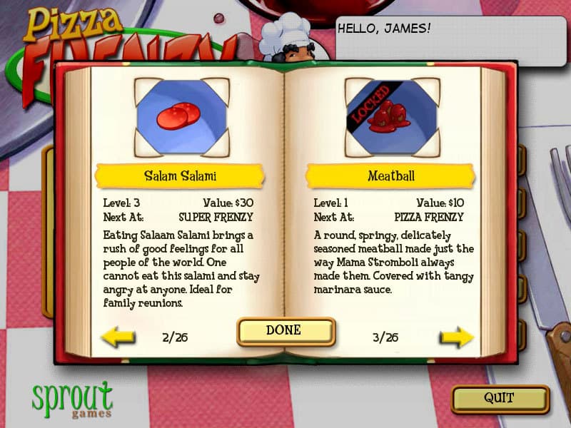 Pizza Frenzy Deluxe