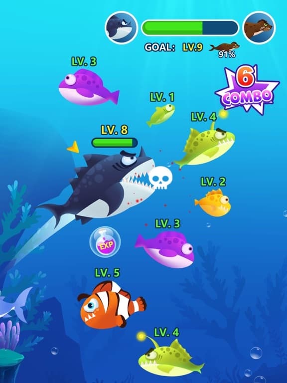 Ocean Fish Evolution screenshot 4