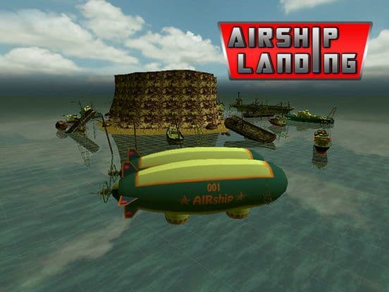 Airship Landing - Free Air plane Simulator Game screenshot 4