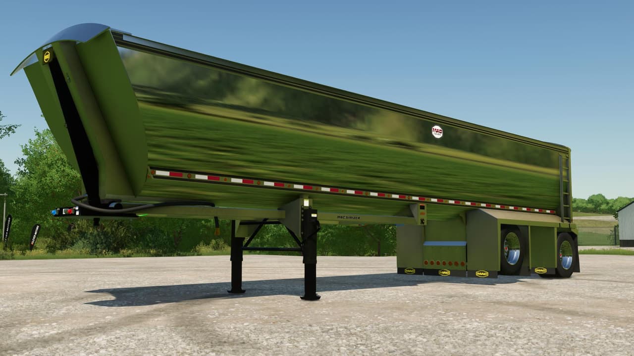 Mac Half Round Frameless Dump Trailer