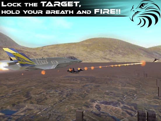 Jet Fighter Dogfight Chase - Hybrid Flight Simulation and Action game 2016 screenshot 5
