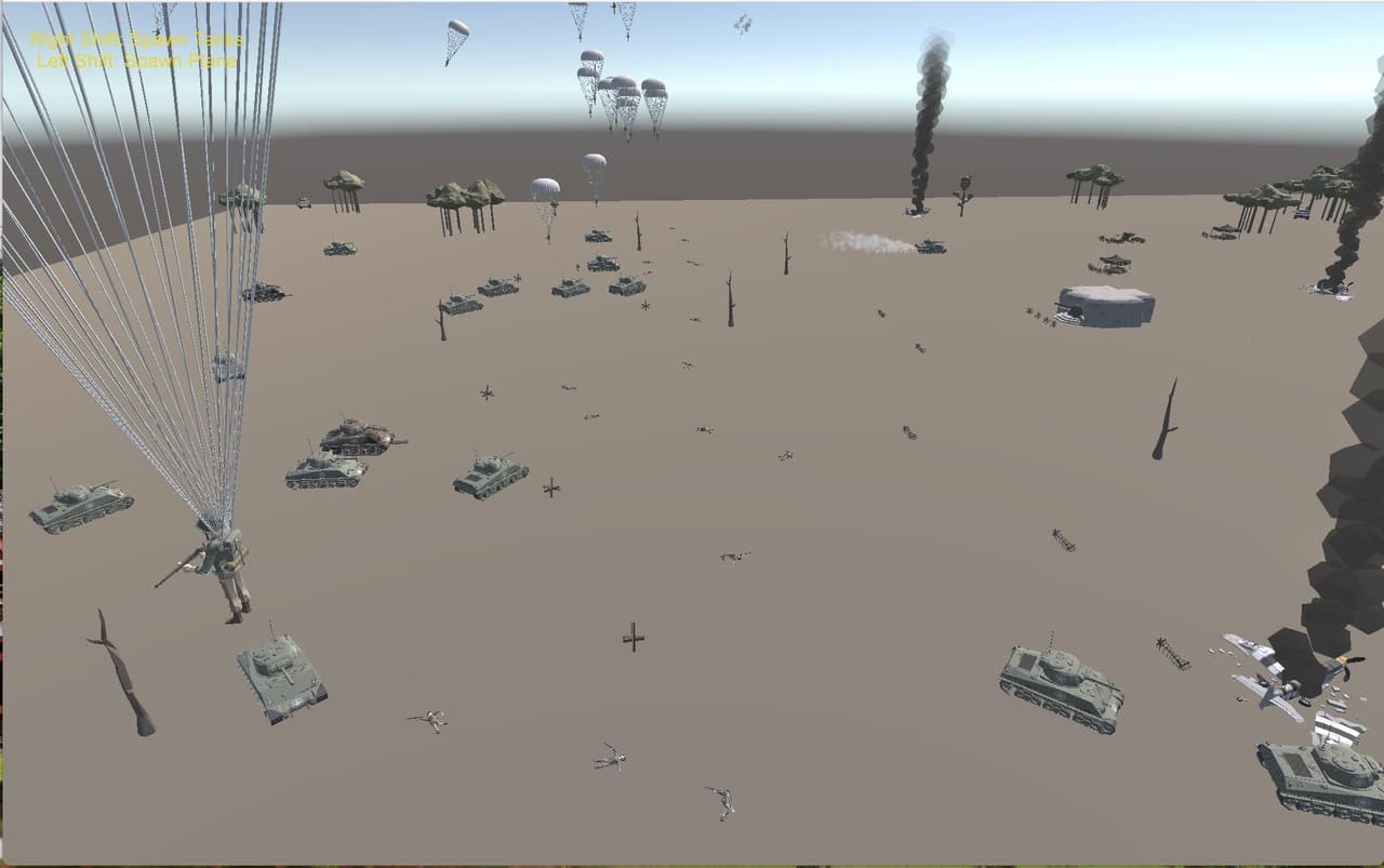 Simple InterceptMissile&TurretBehaviour Demo screenshot 5