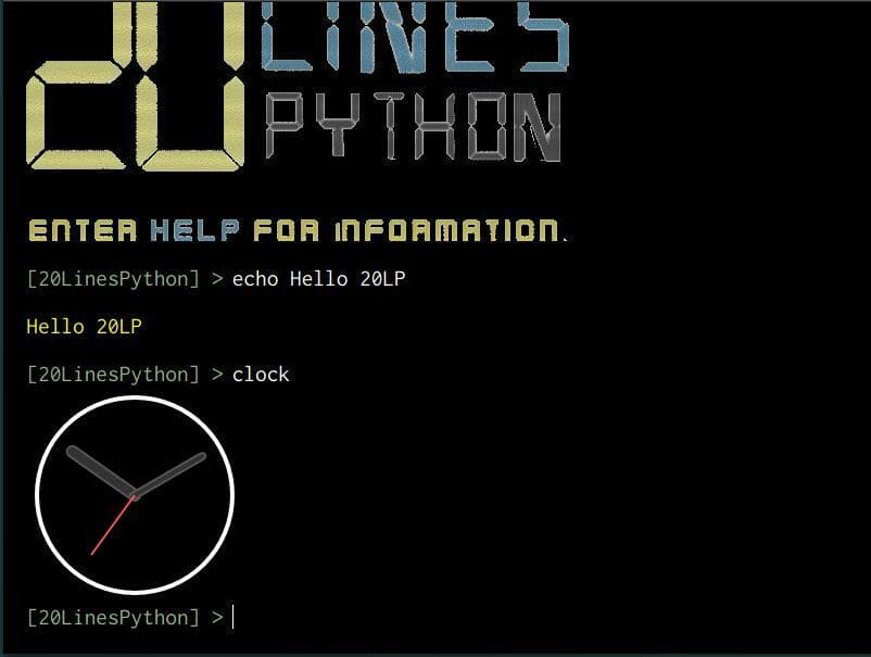 20LinesPython screenshot 3