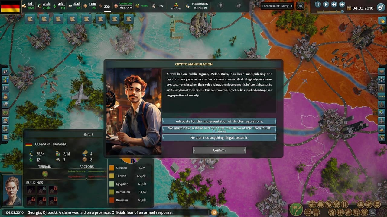 Realpolitiks 3: Earth and Beyond screenshot 6