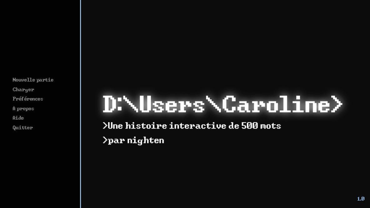 D:\Users\Caroline> screenshot 2