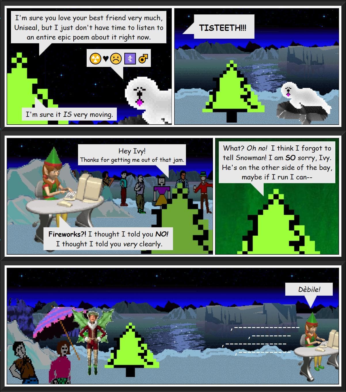 tisTrees Holiday Comics! screenshot 2