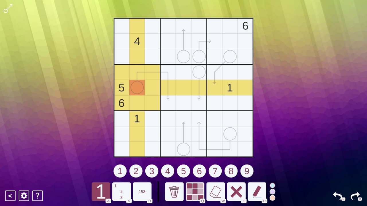 Arrow Sudoku screenshot 2