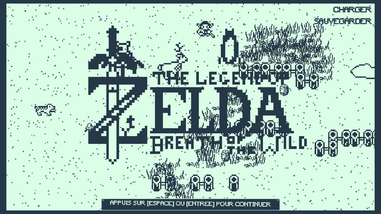 Zelda BOTW DEMAKE 1BIT screenshot 5