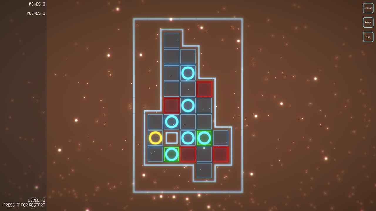 Glowing Sokoban screenshot 6