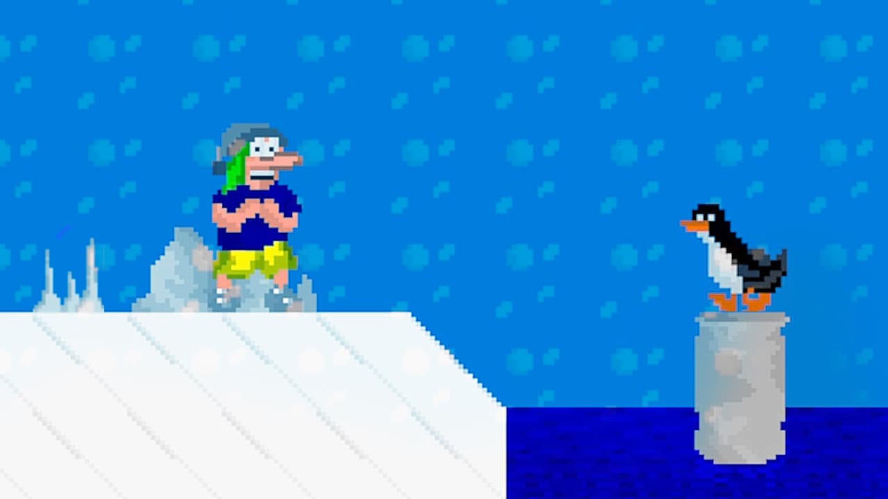 Pixuquinha Vs Glinder (1996 DOS game) screenshot 6