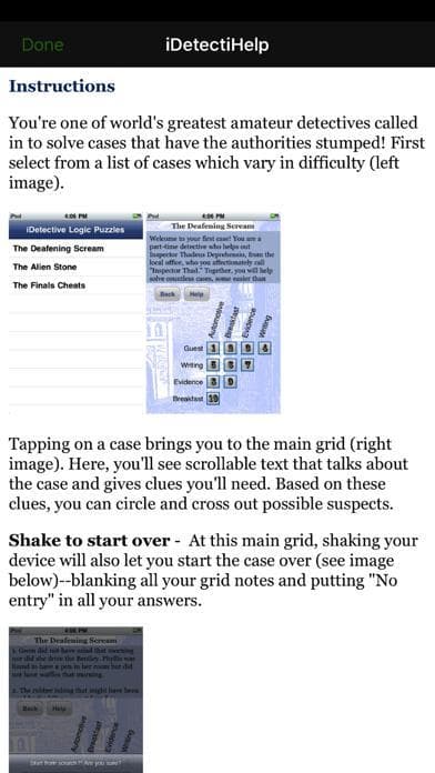 iDetective Logic Puzzles
