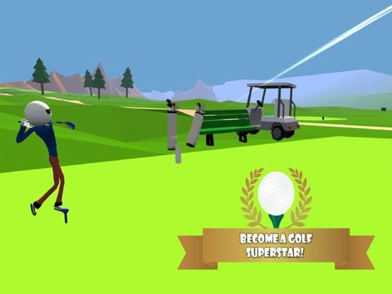 Stickman 3D Golf screenshot 2
