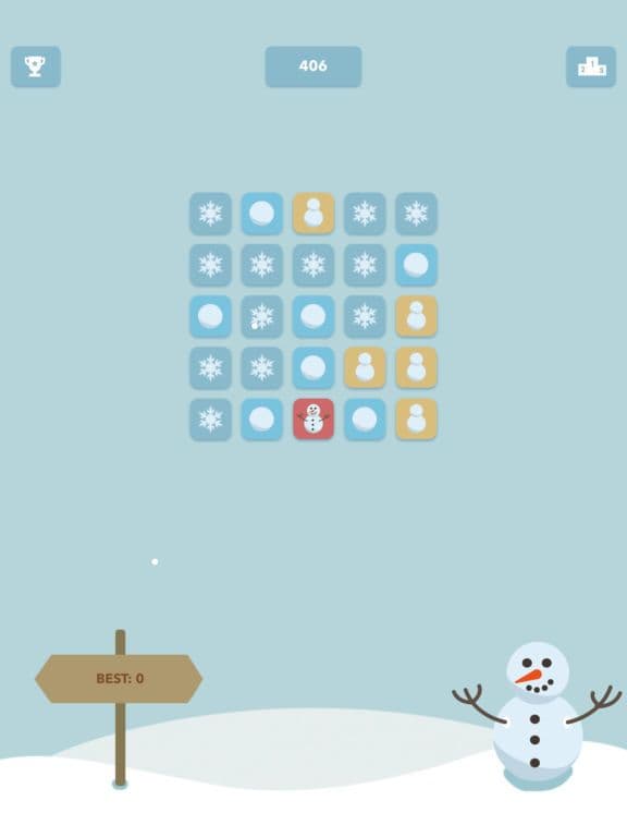 Snowman: Winter Puzzle screenshot 2