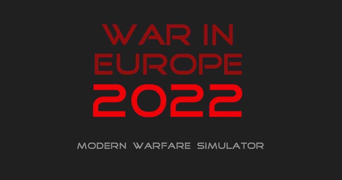 War in Europe 2022