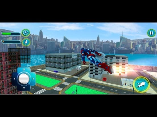 Captain Hero Bike Robot Rescue screenshot 4