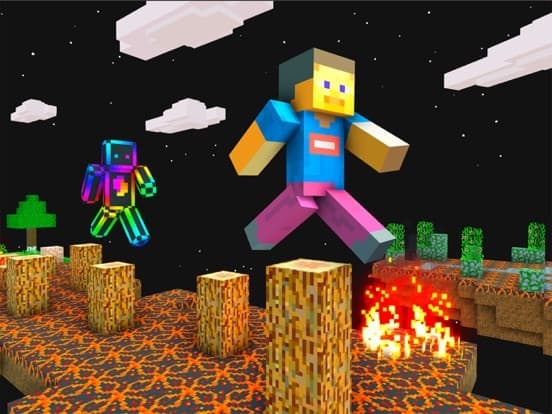 Craft Parkour: 3D Blocky Race screenshot 2